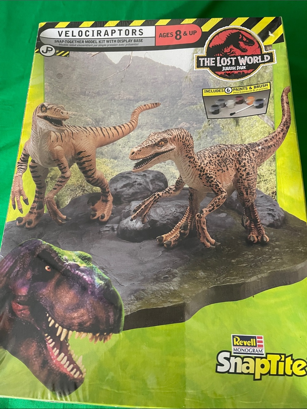 Revell Monogram SnapTite Velociraptors Model Kit - Brown